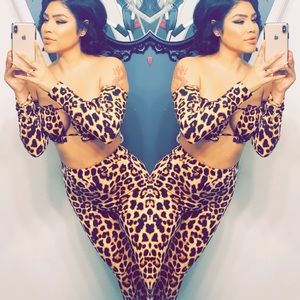Leopard two piece